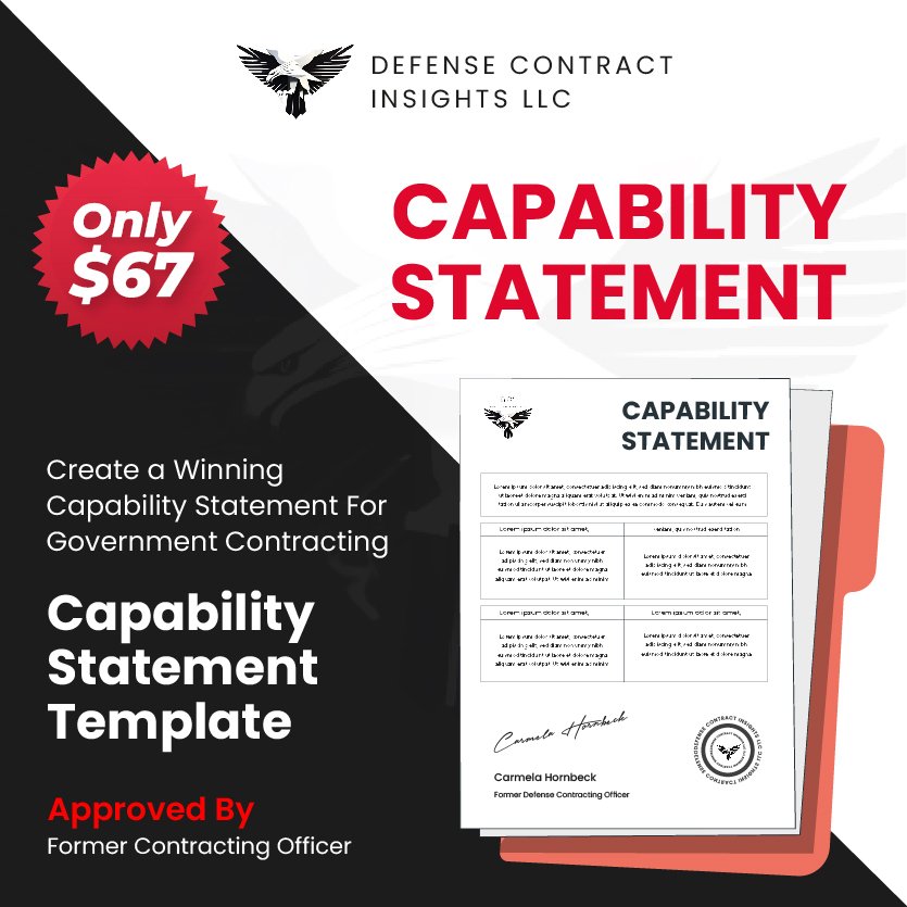Capability Statement Template